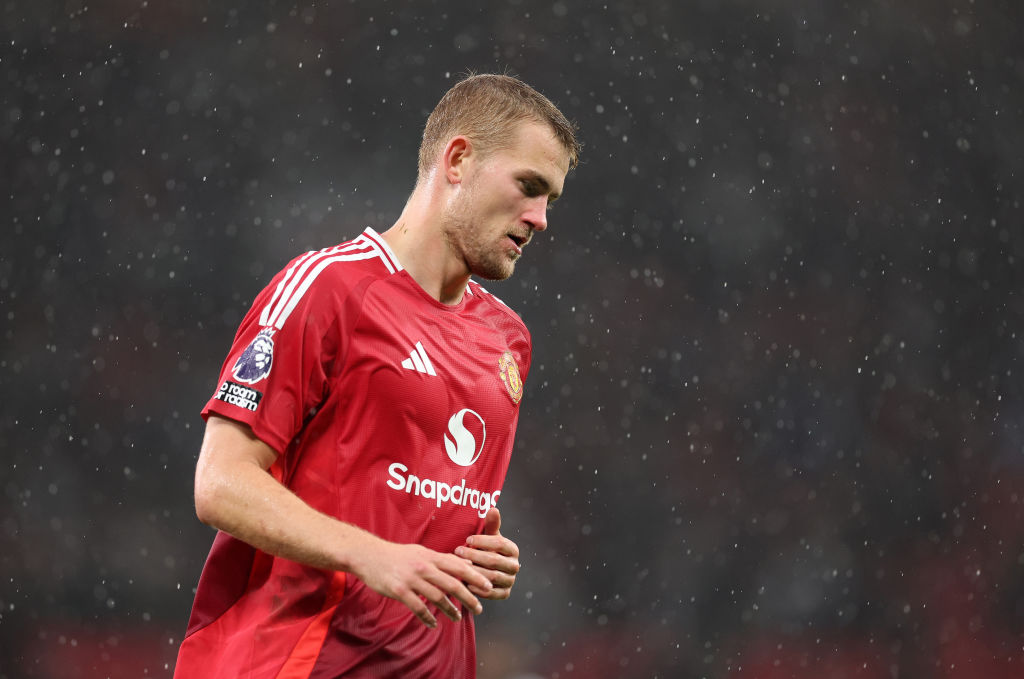 Matthijs de Ligt playing for Manchester United